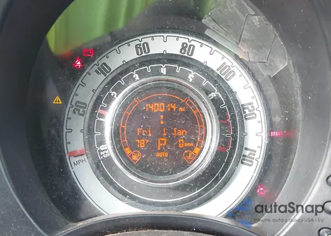 2012 Fiat 500 Pop z USA, uszkodzony, nr VIN 3C3CFFAR3CT127056